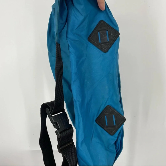 Vintage 1990's Large Hiking Hip Pack Bike Pack Bright Color Teal Colors Retro - Picture 4 of 4